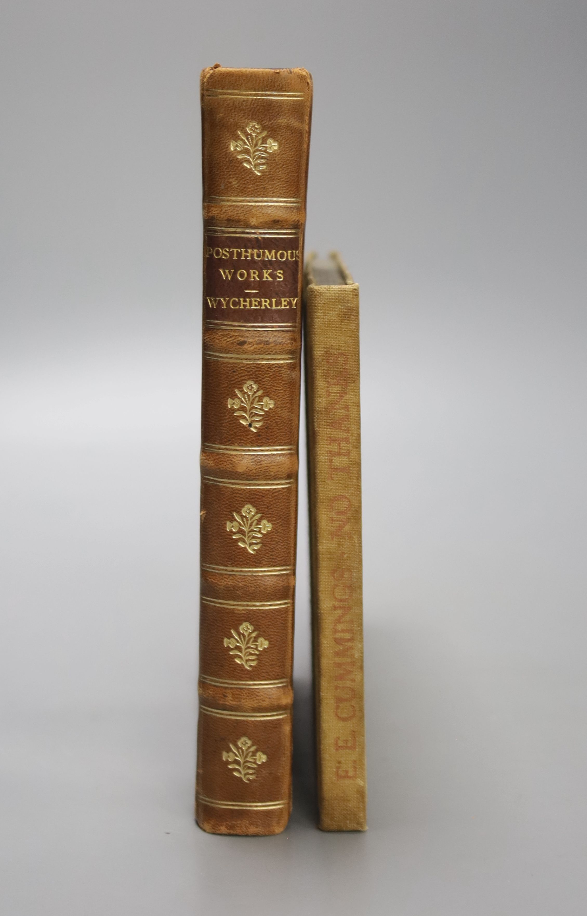 Wycherley, William – The Posthumous Works … in Prose and Verse … to which are prefixed, Some Memoirs of Mr Wycherley’s Life by Major Pack